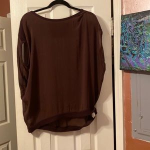 Sheer Alaxander Wang sheer oversized top